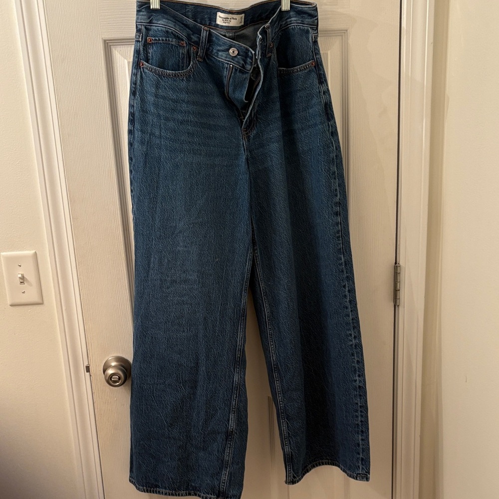 Abercrombie & Fitch Dark Blue Flare Jeans
